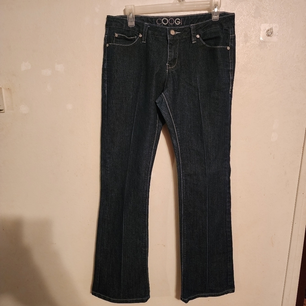Vtg Made in USA Coogi Authentic Sexy Demin Jeans Juniors Sz 9/10 (crease lines)